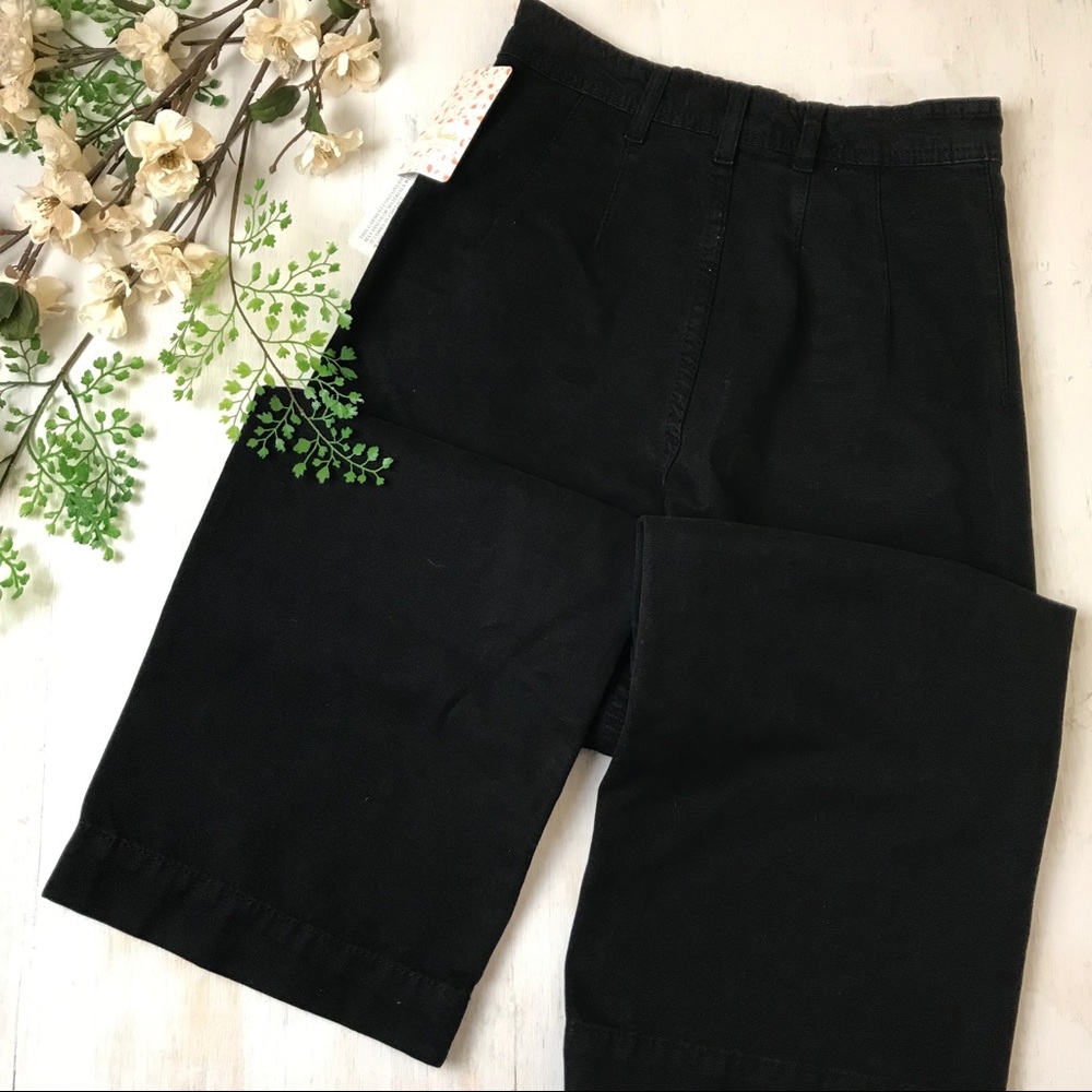 Free People Patti Crop High Waist Black Pant 24 - Picture 5 of 8